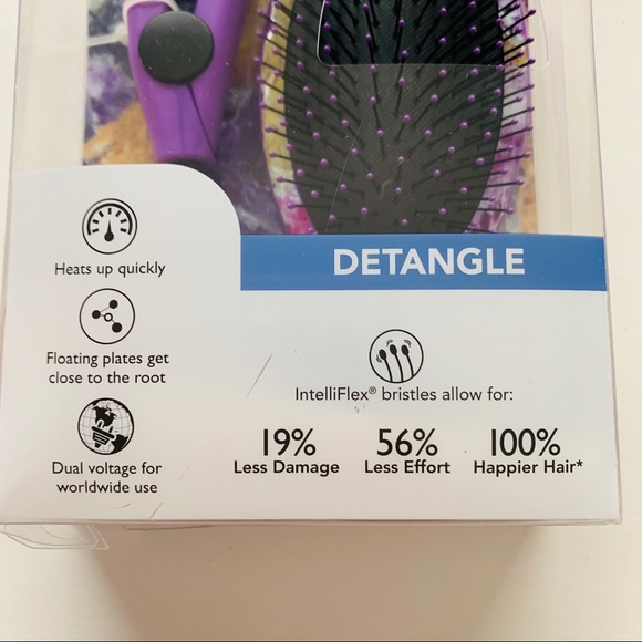 Wet Brush Detangling Brush & Mini Styling Iron - Picture 4 of 6
